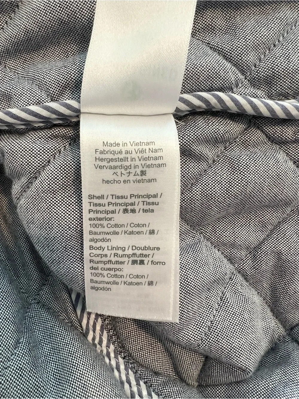 JCrew Quilted Downtown Field Jacket - Olive Green